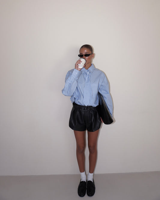 CAMICIA A RIGHE CON CRAVATTA