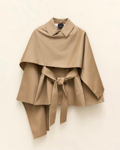 TRENCH CORTO CON MANTELLA LUMINA