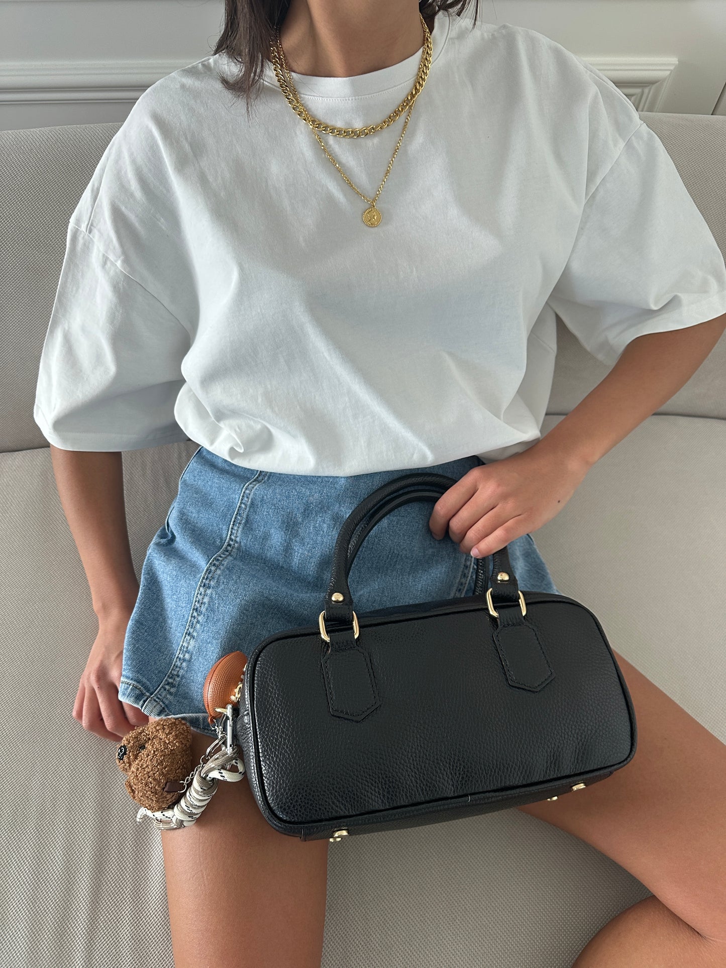 BORSA IN VERA PELLE