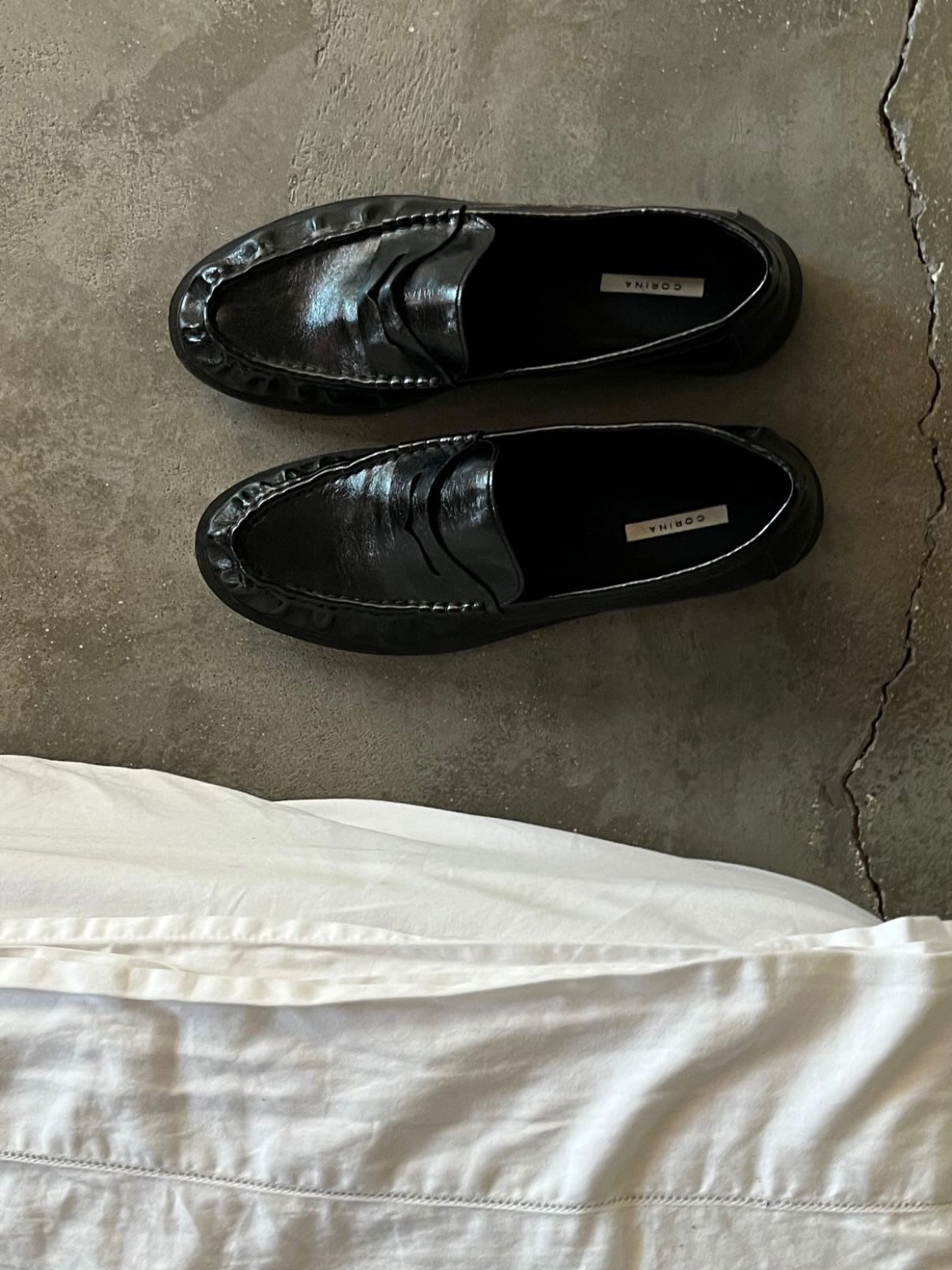 MOCASSINO IN ECOPELLE MARTELLATA